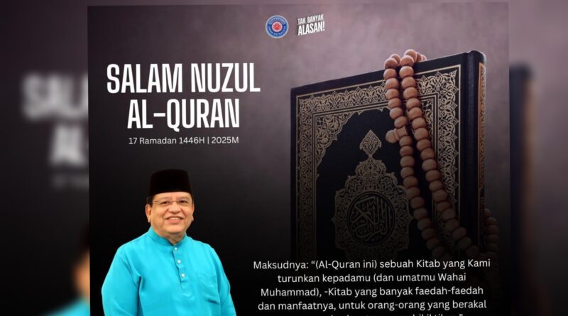 Salam Nuzul Al-Quran: Tengku Adnan Seru Jadikan Al-Quran Panduan Hidup