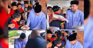 Ketua Pemuda UMNO Putrajaya Santuni Warga SMK Alam Shah, Teruskan Tradisi Kongsi Rezeki