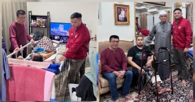 UMNO Putrajaya Santuni Warga Ditimpa Ujian Kesihatan, Sumbang Katil Hospital
