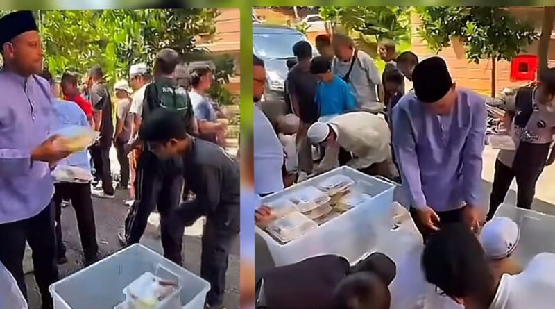 Sumbangan Pek Makanan Ringankan Beban Jemaah Surau di Presint 8