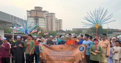 Semarak Maulidur Rasul, 500 Peserta Sertai Perarakan di Presint 9